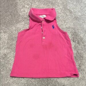 Ralph Lauren Kids Fuchsia Polo Top